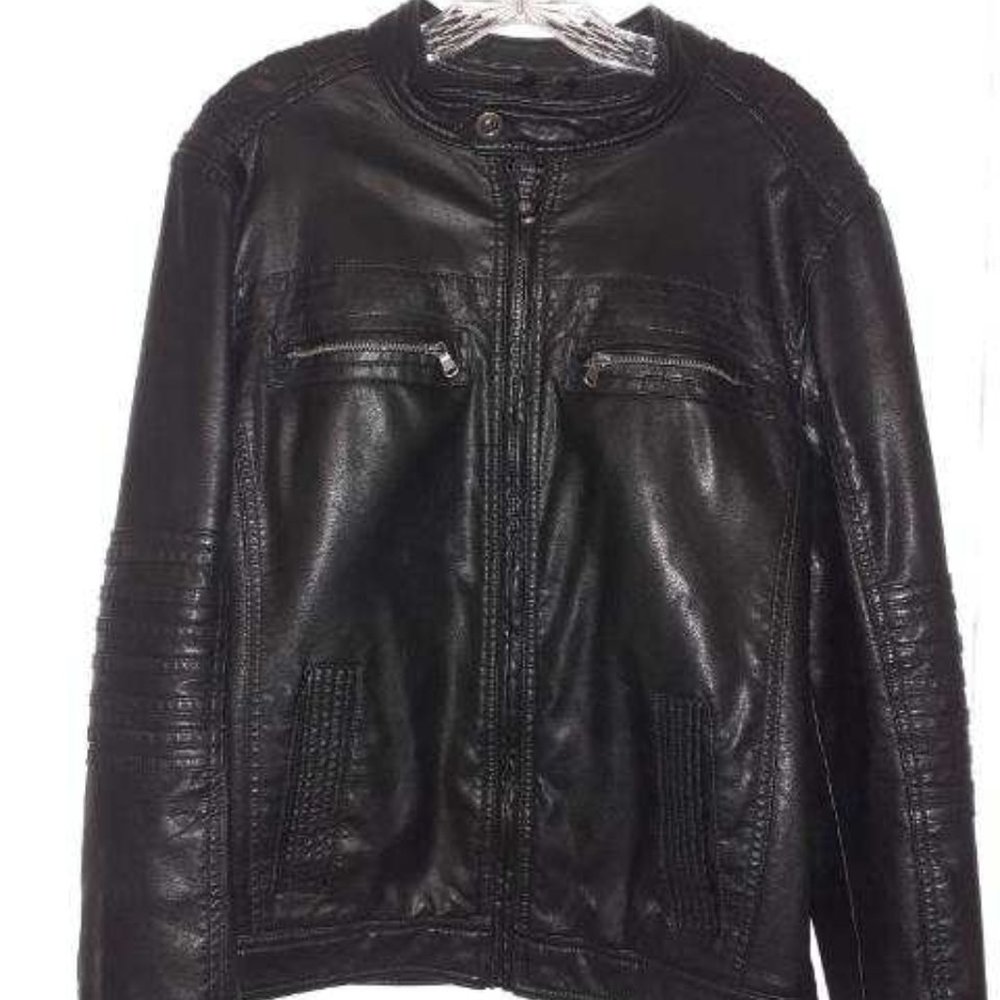 Boy's Faux Leather Jacket